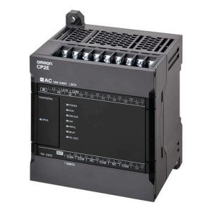 Omron - CP2E-E14DR-A  CP2E series compact PLC - Essential Type; 8 DI, 6DO; Relay output; Power supply 220 VAC; 4 kStep Program memory