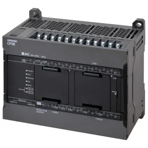 Omron - CP2E-N30DT1-D  CP2E series compact PLC - Network type; 18 DI, 12DO; PNP output; Power supply 24 VDC; 10 kStep Program memory